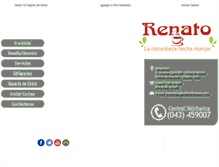 Tablet Screenshot of cafeteriarenato.com